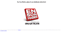 Desktop Screenshot of ensonhaber.com.tr